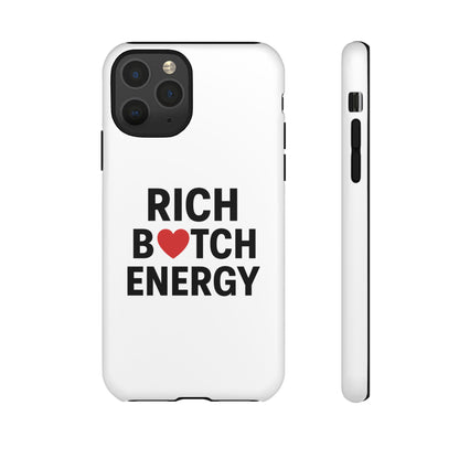 Rich Bitch Energy Phone Case - Tough, Stylish Protection for Confident Individuals