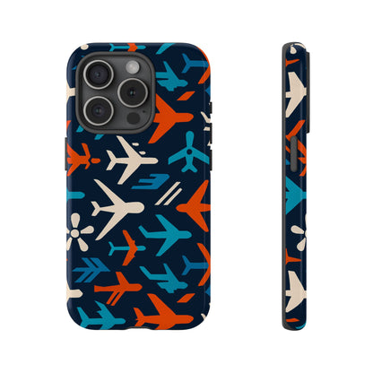 Vibrant Aviation Themed Protective Phone Case with 3D Wrap Design – Unique Style and Durable Protection – Compatible with iPhone 13, 14, 15 & 16 – All Models Including Pro, Pro Max & Plus