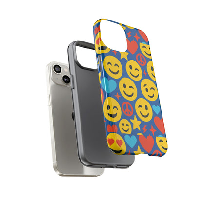 Vibrant 3D Emoji Protective Phone Case for Kids and Adults – Fun Multicolour Design for Stylish Protection Compatible with iPhone 13, 14, 15 & 16 – all models including Pro, Pro Max & Plus