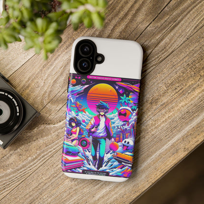 Skibidiverse Traveller Protective Phone Case with 3D Wrap Design, Durable UV Protection, Shock Absorption for Anime and Comic Culture Fans
