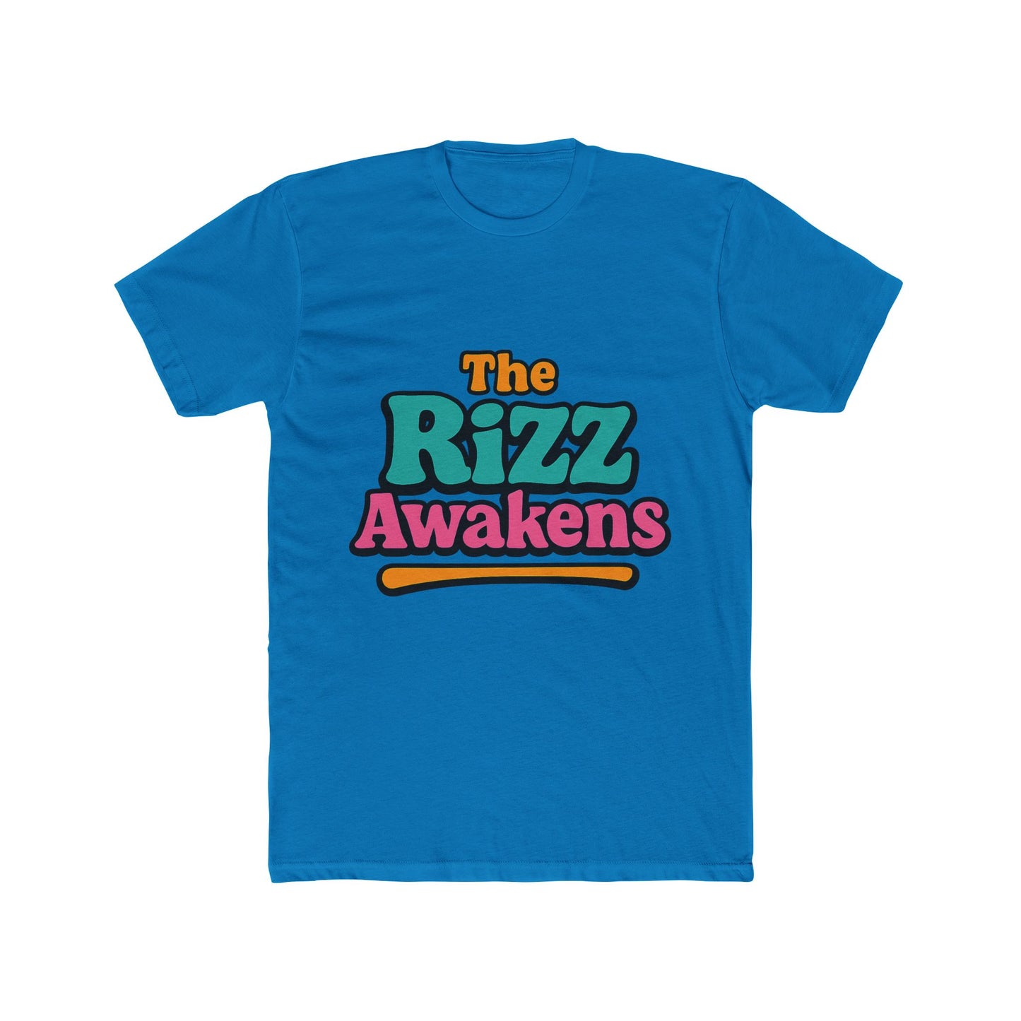 the rizz awakens unisex t-shirt – funny meme graphic tee, multicolor design, comfortable casual wear