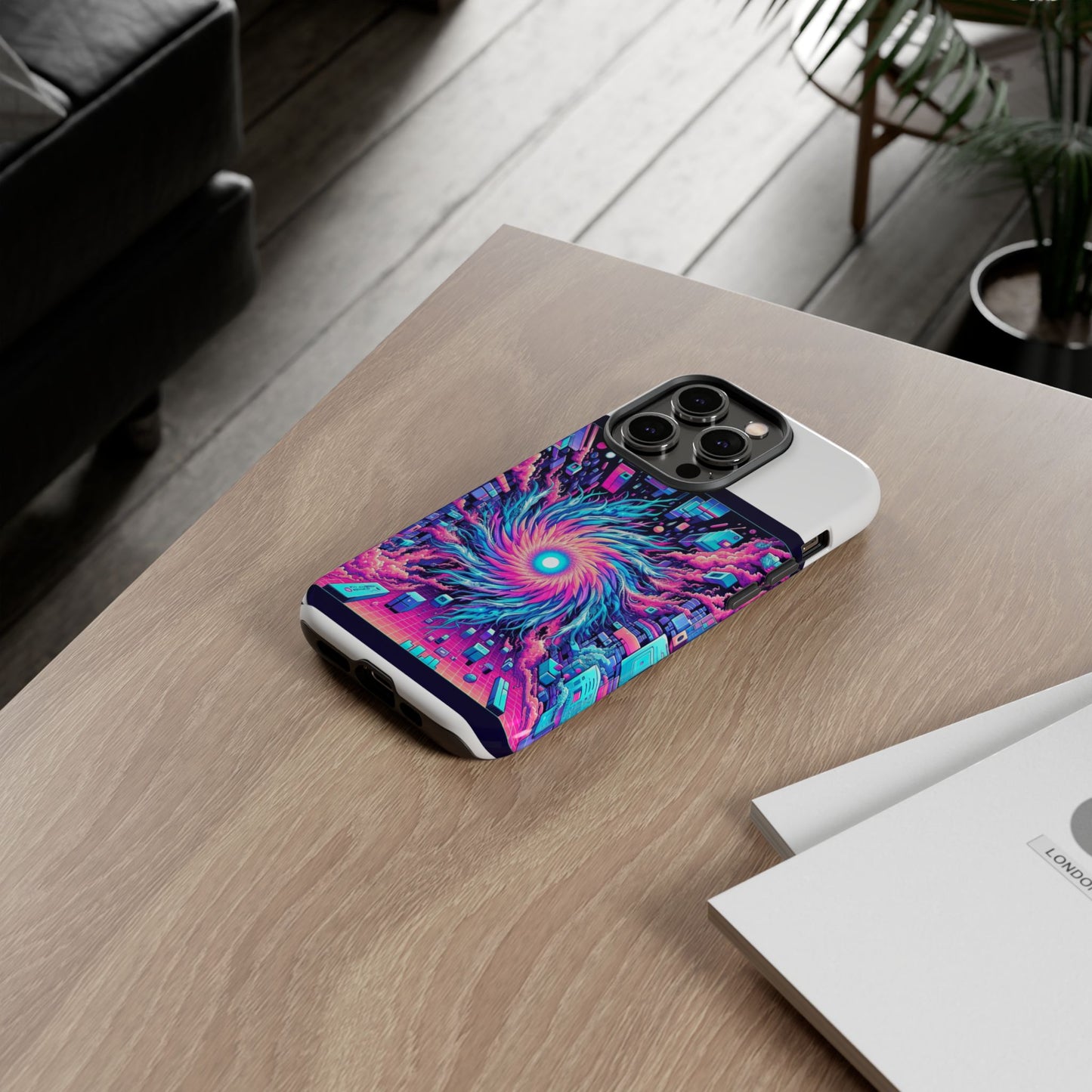 grass level 9000 protective phone case with 3d wrap design, uv protected and shock absorbent, fun retro style for anime lovers, ideal gift for tech enthusiasts