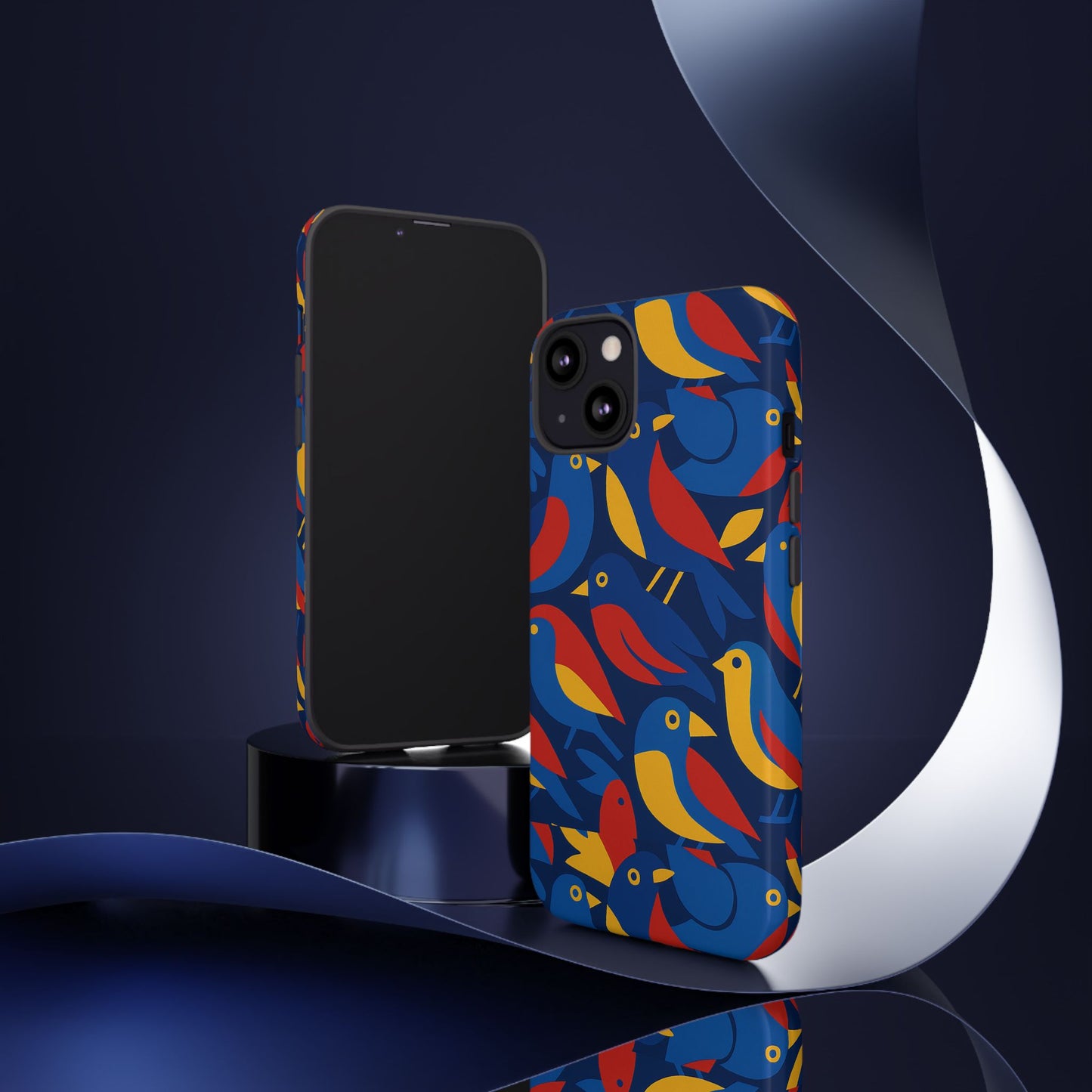 vibrant 3d wrap protective phone case with colourful bird design stylish accessory for men and women compatible with iphone 13, 14, 15 & 16 – all models including pro, pro max & plus