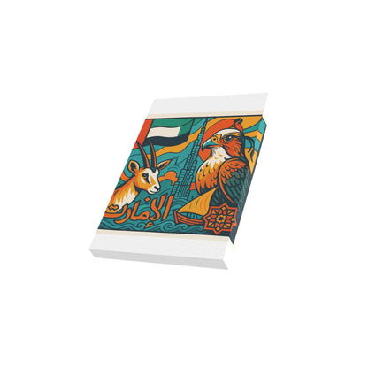 Canvas Print Frame 8"x12" Handmade High-Quality Cotton Wall Art with Natural Wood Frame for Home Bar Club Coffee Shop Decoration Gift for Weddings and Events