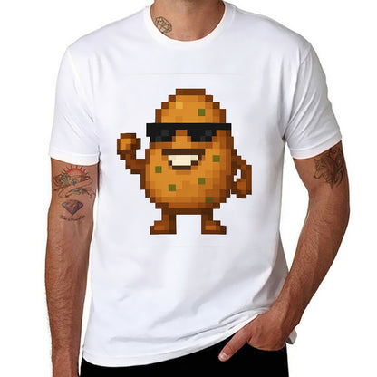 2025 New 150g Men's Short Sleeve T-shirt for Fitness, Casual Wear, and Travel - Comfortable Cotton Fabric with Unique Double-Sided Print, Perfect for All Events