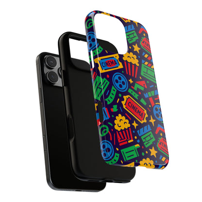 Vibrant Multicolour Cinema-Themed 3D Wrap Protective Phone Case for Self-Expression Stylish Protection Compatible with iPhone 13, 14, 15 & 16 – all models including Pro, Pro Max & Plus