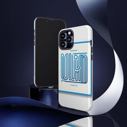 Vibrant 3D Wrap Phone Case in Blue Alphabet Design for Stylish Protection Compatible with iPhone 13, 14, 15 & 16 – All Models Including Pro, Pro Max & Plus