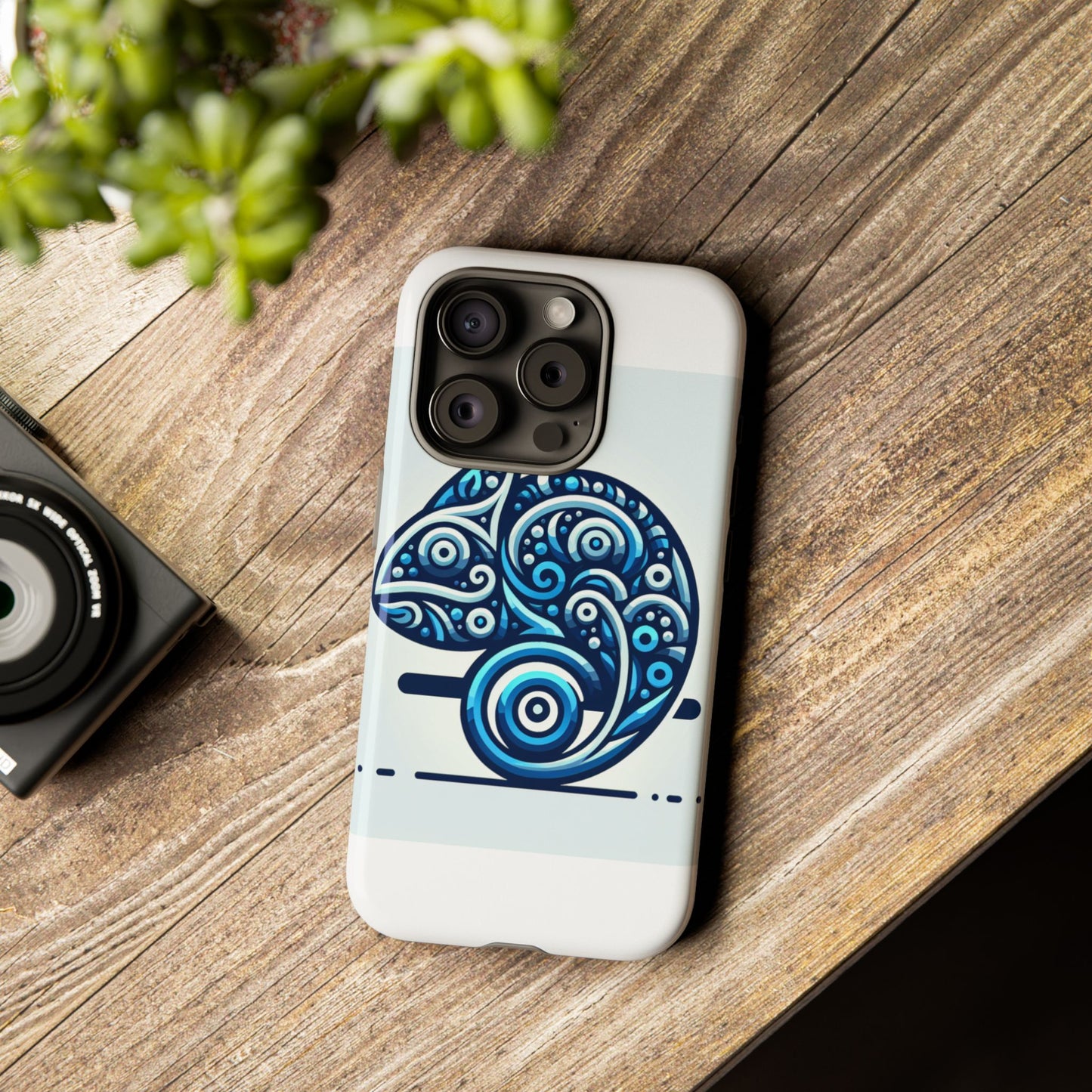 vibrant 3d blue animal design protective phone case – unique accessory for self-expression compatible with iphone 13, 14, 15 & 16 – all models including pro, pro max & plus