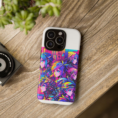 Cap-Free Culture Protective Phone Case with 3D Wrap Design, Durable Silicone Liner, UV Resistant, Ideal Gift for Anime and Comic Fans