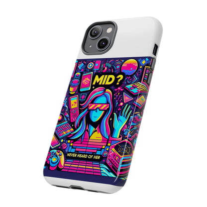 Mid Never Heard Of Her 3D Wrap Protective Phone Case for Anime and Comic Lovers, Durable Shock Absorption, UV Protected, Glossy or Matte Finish