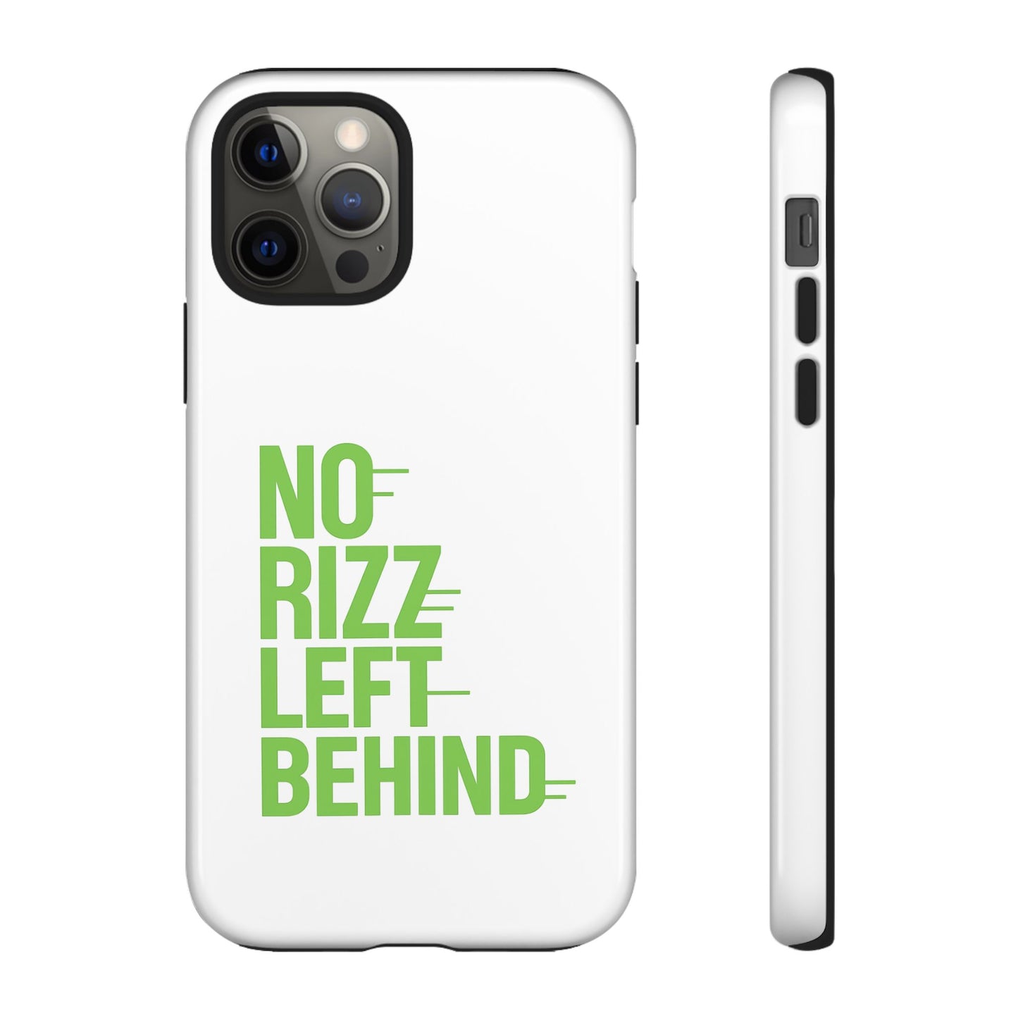 copy of tough cases - no rizz left behind phone case for ultimate protection and style, impact-resistant, dual layer, vibrant design, perfect gift for adults