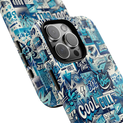 Blue Pattern Image 16 Phone Case for Smartphones with 3D Wrap Design Shock Absorption and UV Protection Stylish Anime and Comic Inspired Protective Cover