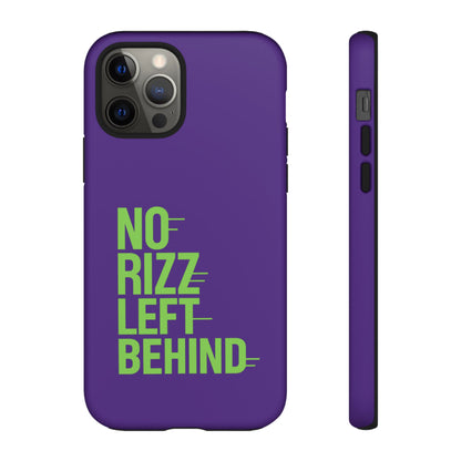 Tough Phone Case - No Rizz Left Behind - Durable, Stylish Protection for Active Lifestyles - Impact-Resistant, Dual Layer, Shock-Absorbing TPU - Perfect Gift for Tech Lovers