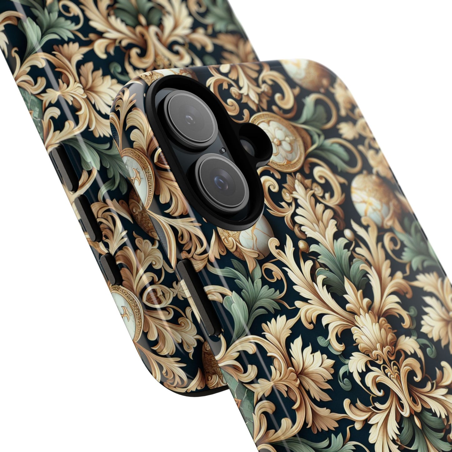 pattern image 7 vibrant 3d phone case for anime and comic fans with baroque style decorative design compatible with iphone 13, 14, 15 & 16 – all models including pro, pro max & plus