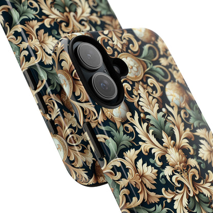 Pattern Image 7 Vibrant 3D Phone Case for Anime and Comic Fans with Baroque Style Decorative Design Compatible with iPhone 13, 14, 15 & 16 – all models including Pro, Pro Max & Plus