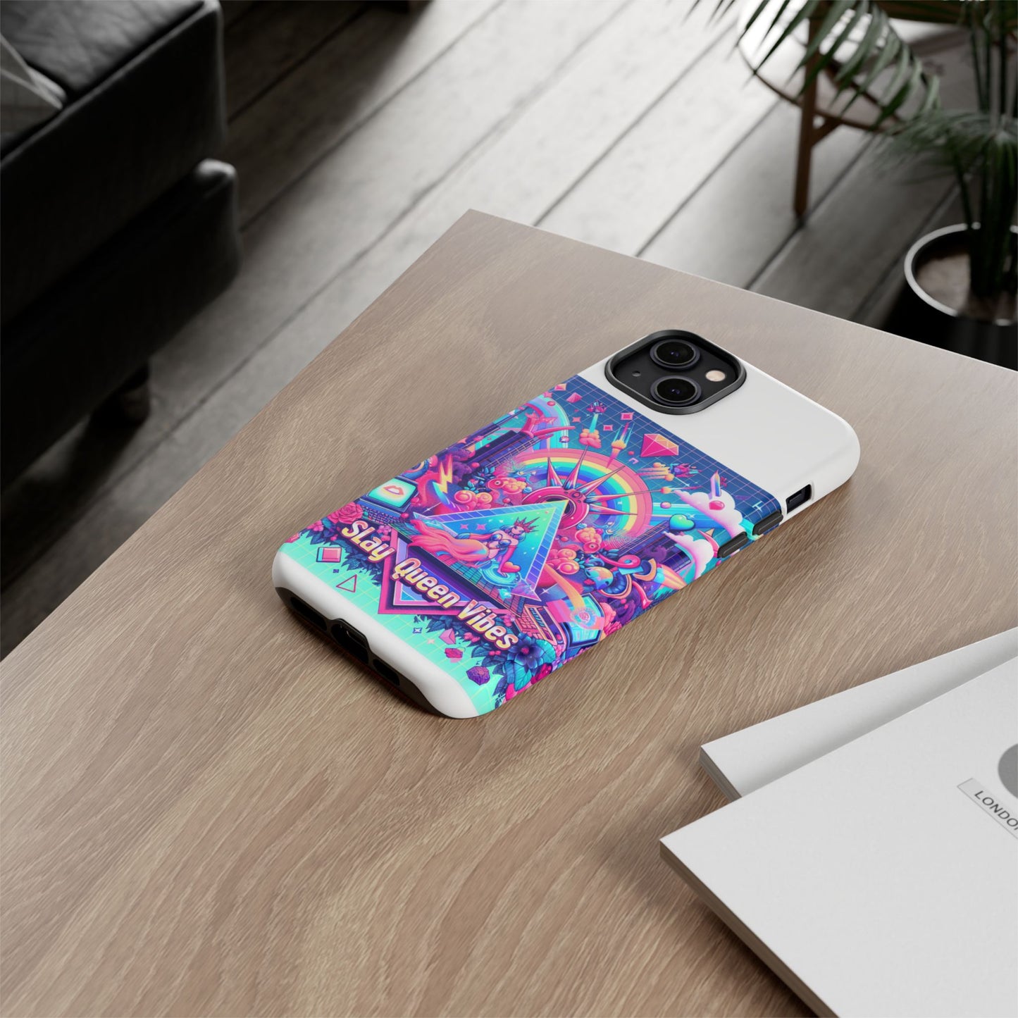 slay queen vibes 3d wrap protective phone case for women