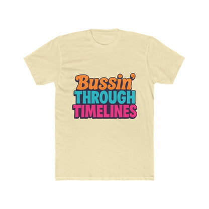 Bussin' Through Timelines Unisex T-Shirt - Multicolor Graphic Tee for Men & Women - Casual Outfit