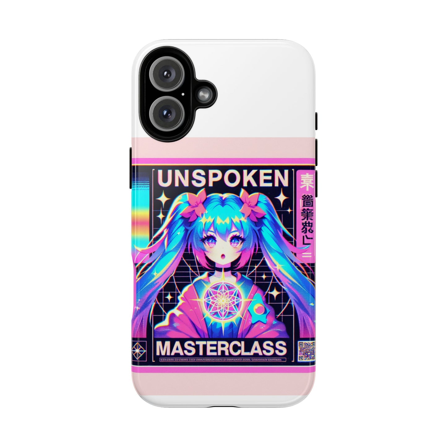 unspoken riz masterclass protective phone case, 3d wrap design, durable shock absorption, uv protected, ideal gift for anime and comic fans, glossy or matte finish