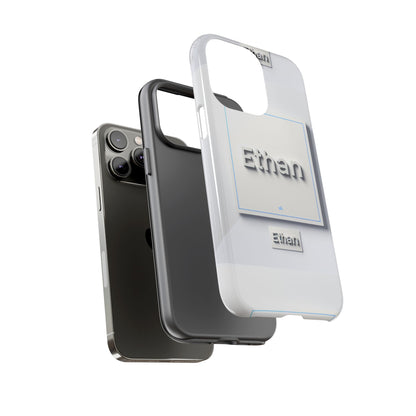 Ethan Blue 3D Wrap Phone Case for Men and Women Shock Absorption Durable Silicone Protective Cover with Vivid Anime and Comic Design