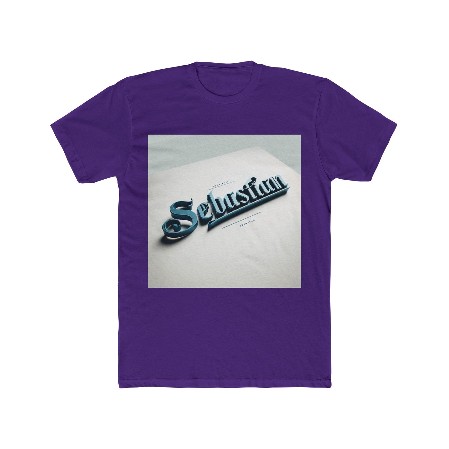 alphabet unisex t-shirt – stylish blue 50 design, casual wear for all ages, premium quality comfort, perfect unisex t-shirt