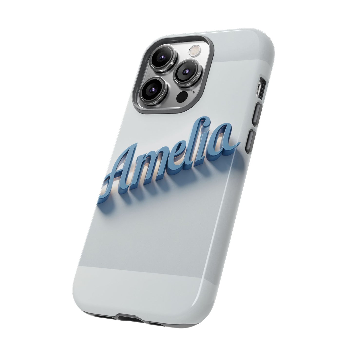 coolname amelia blue anime inspired 3d wrap phone case for women and teens shockproof tpu cover with vivid design and uv protection