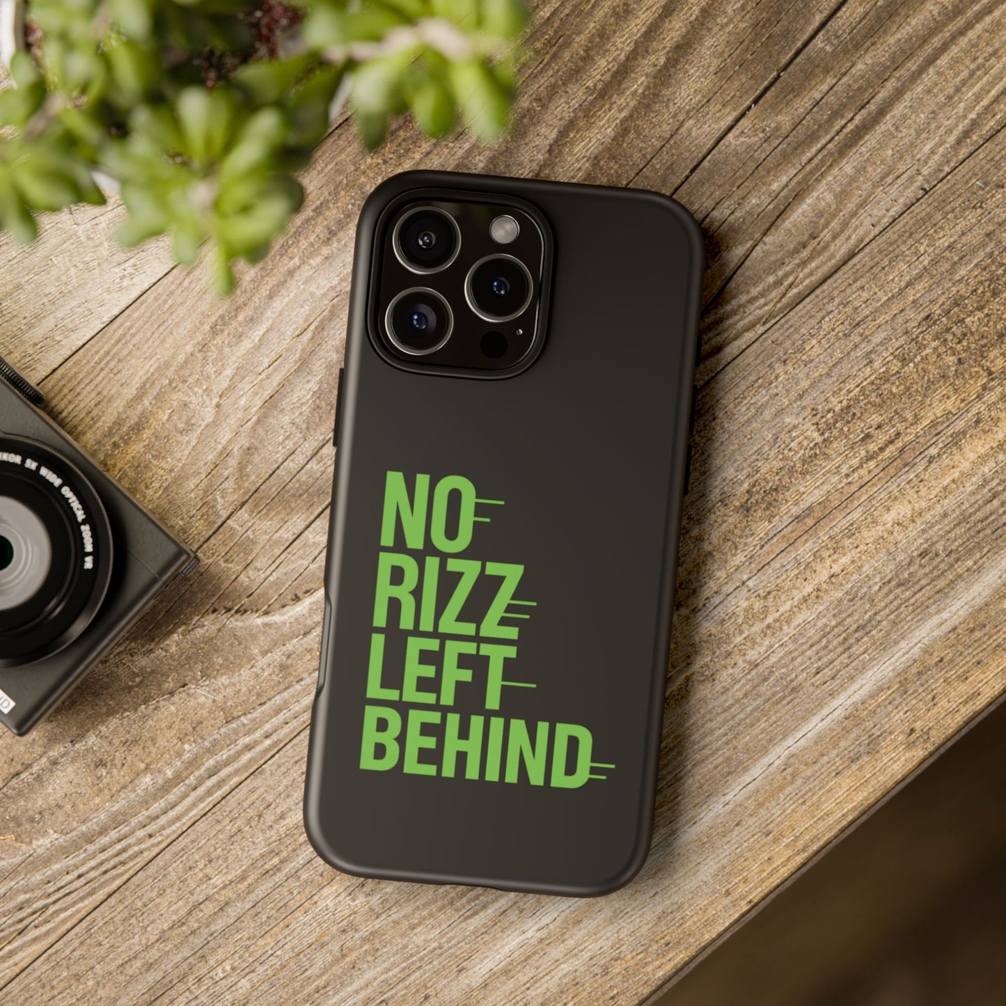 tough phone case - no rizz left behind for ultimate protection