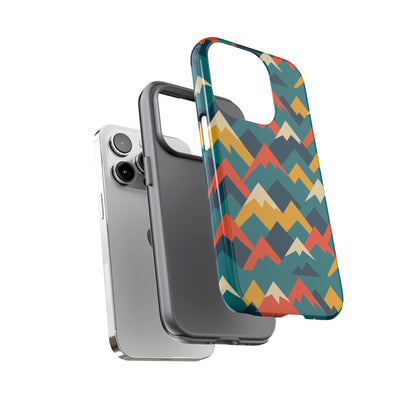 Vibrant Mountain Pattern 3D Wrap Protective Phone Case Stylish Accessory for Men and Women Compatible with iPhone 13, 14, 15 & 16 – All Models Including Pro, Pro Max & Plus