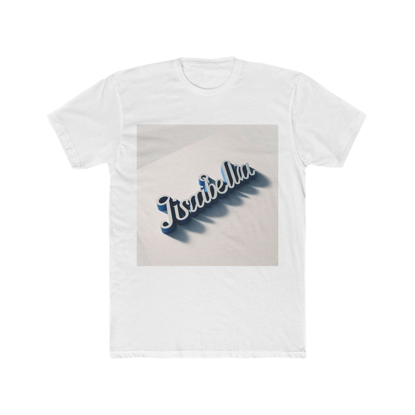 unisex t-shirt – alphabet blue 43 graphic tee for men & women, comfortable cotton blend casual wear