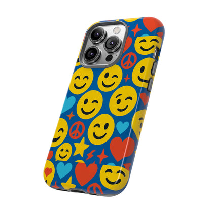 Vibrant 3D Emoji Protective Phone Case for Kids and Adults – Fun Multicolour Design for Stylish Protection Compatible with iPhone 13, 14, 15 & 16 – all models including Pro, Pro Max & Plus