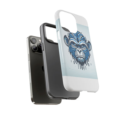 Vibrant 3D Gorilla Design Protective Phone Case for Unique Style and Stylish Protection Compatible with iPhone 13, 14, 15 & 16 – all models including Pro, Pro Max & Plus