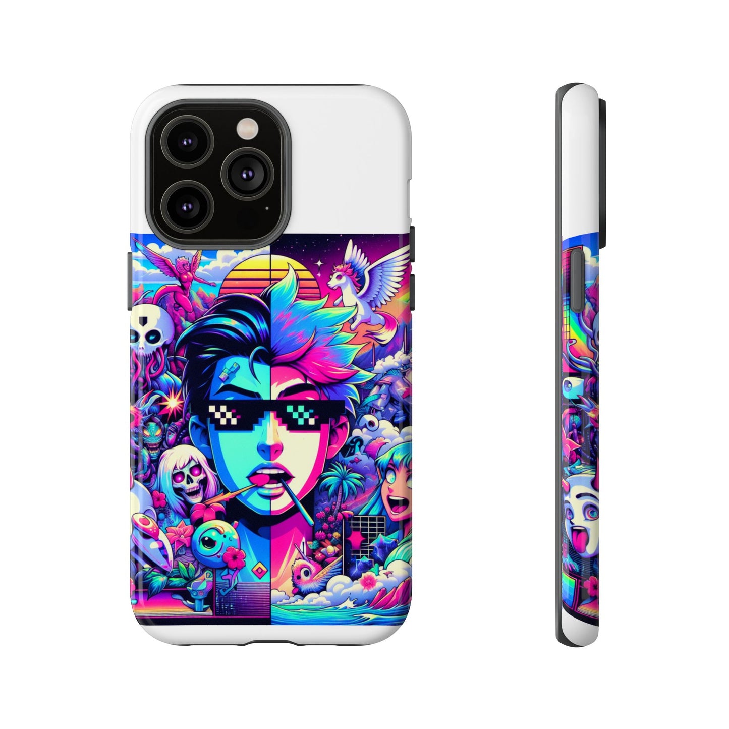 skibidi on sight protective phone case for anime lovers
