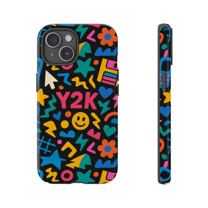 Vibrant Y2K Design 3D Wrap Protective Phone Case for Unique Style and Fashion Accessory Compatible with iPhone 13, 14, 15 & 16 – all models including Pro, Pro Max & Plus
