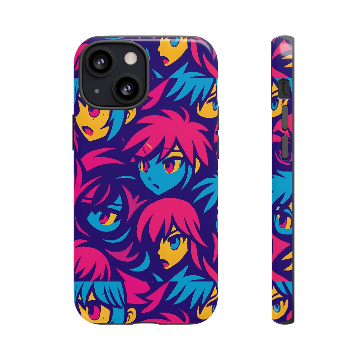 vibrant 3d anime phone case with retro design for stylish protection – unique accessory for self-expression compatible with iphone 13, 14, 15 & 16 – all models including pro, pro max & plus