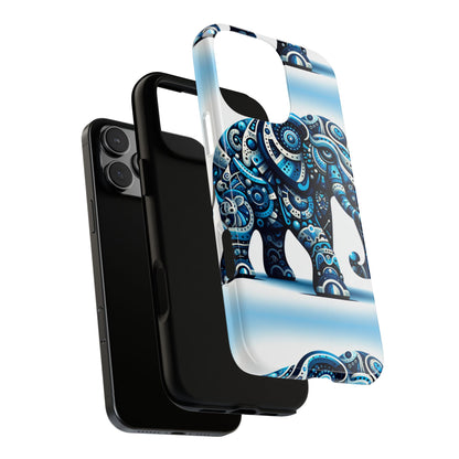 Blue Animal Create 4 3D Wrap Protective Phone Case for Smartphones with Vibrant Anime and Comic Inspired Design Durable Shock Absorption and UV Protection