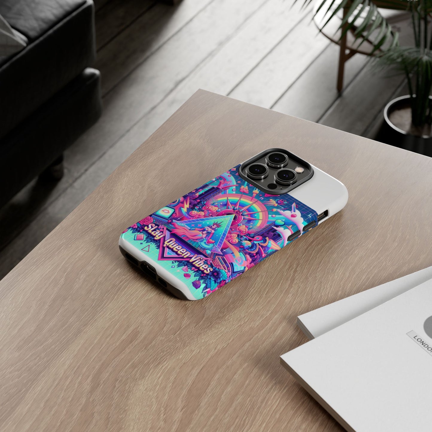 slay queen vibes 3d wrap protective phone case for women