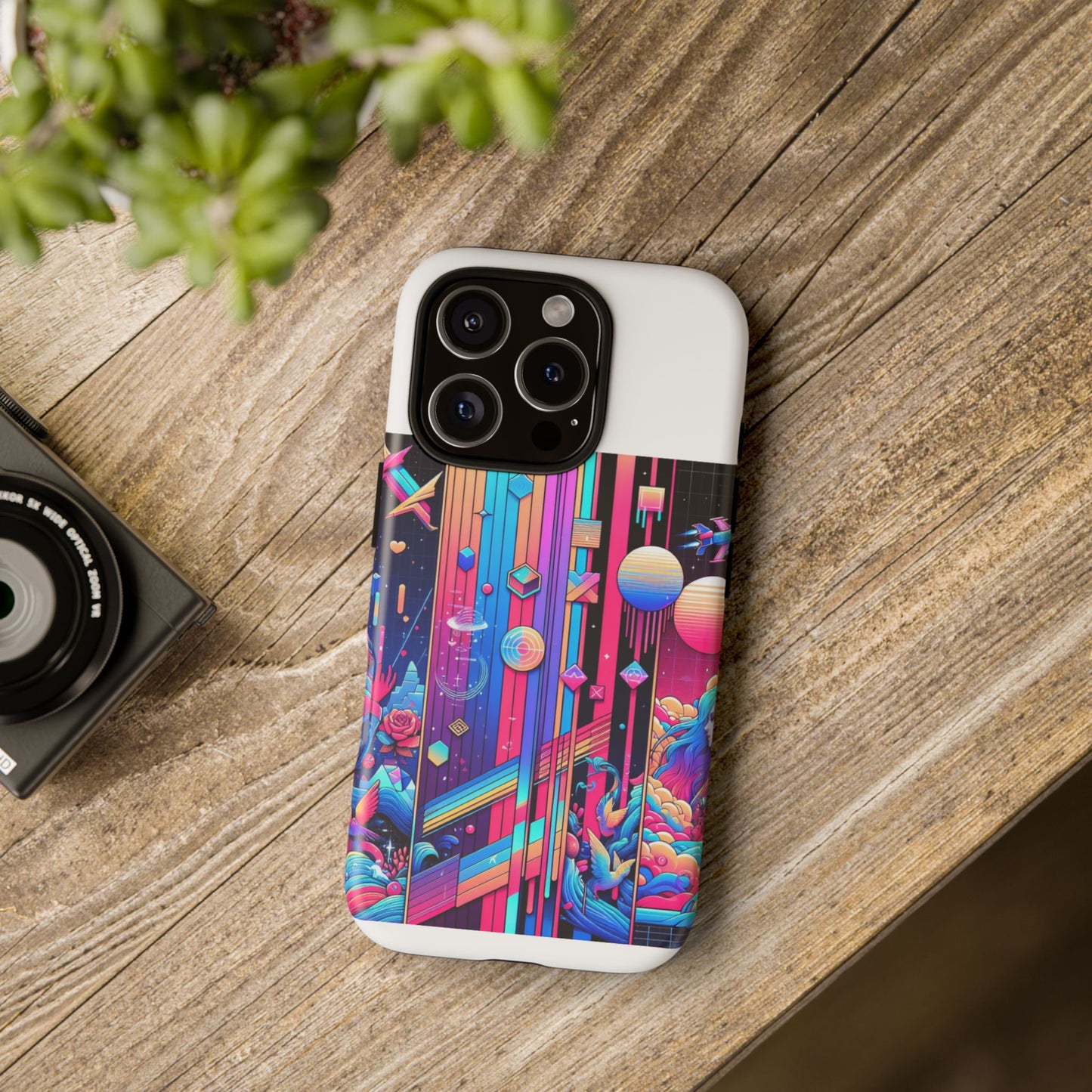 sigma d and scripted protective phone case for smartphones - vibrant 3d wrap design, durable shock absorption, uv protected, ideal gift for anime and comic fans