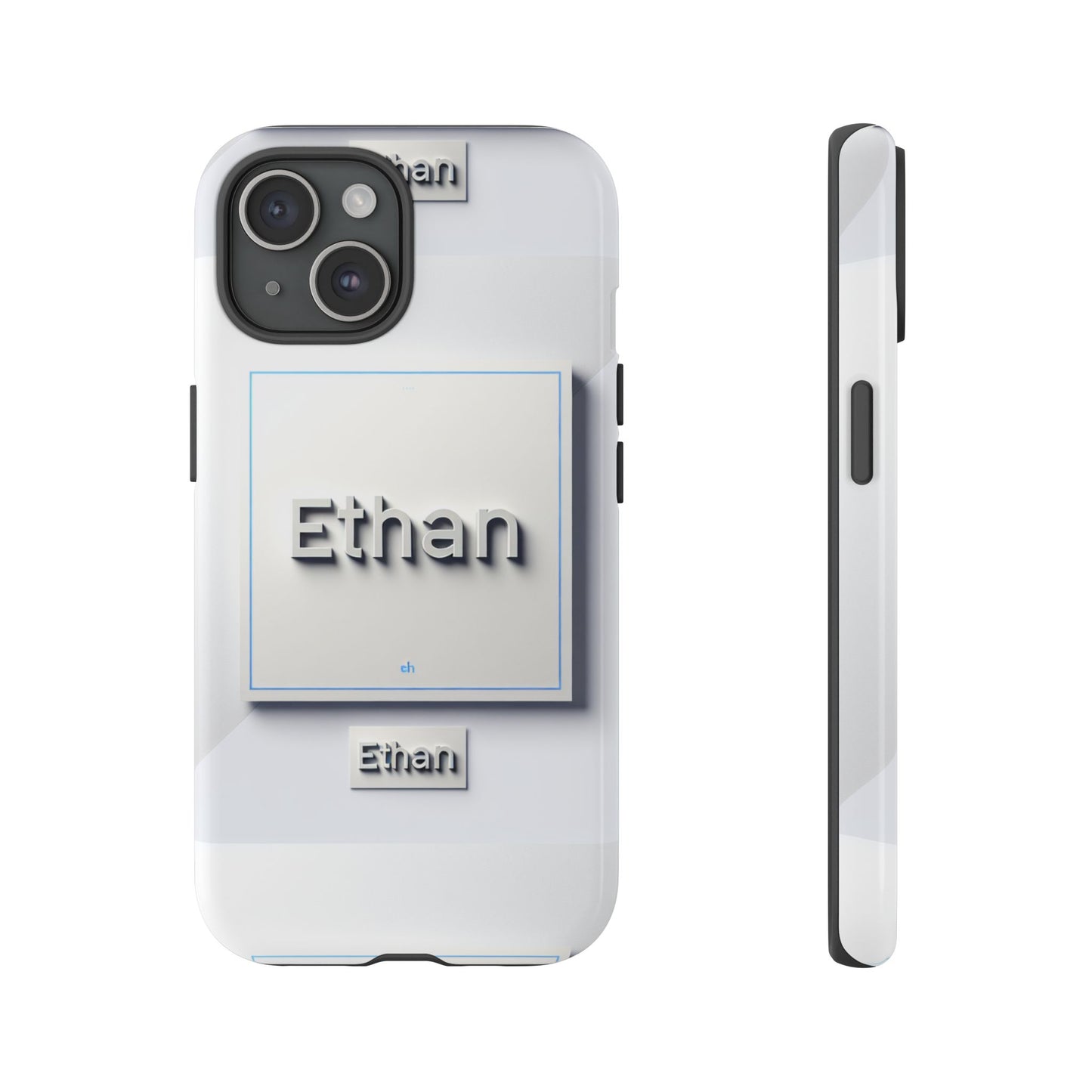 ethan blue 3d wrap phone case for men and women shock absorption durable silicone protective cover with vivid anime and comic design