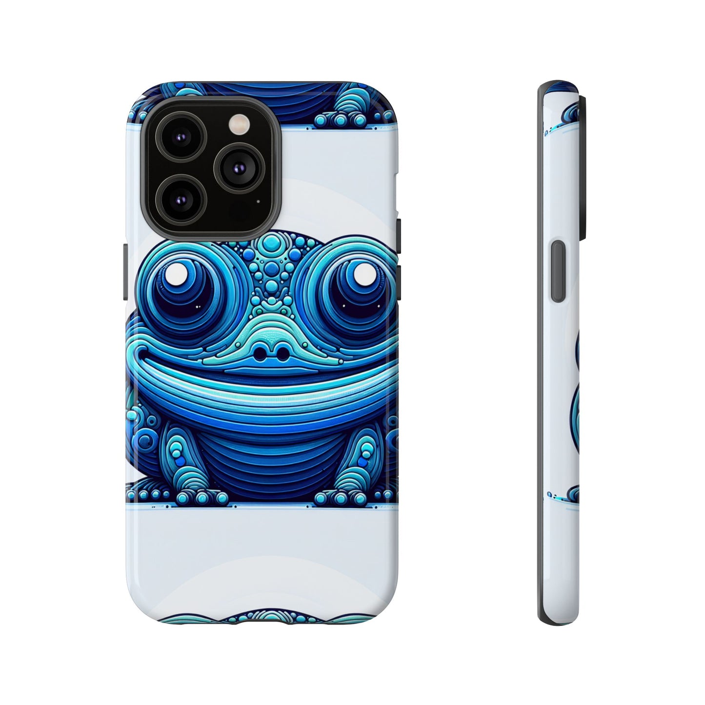 cool blue animal create 4 3d wrap protective phone case for smartphones with vibrant animal design and shock absorption