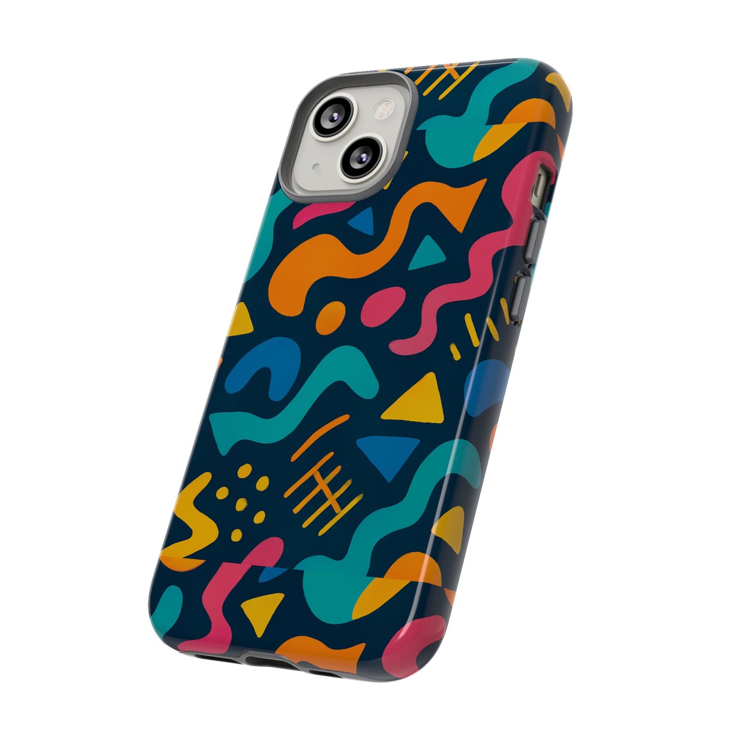 vibrant abstract protective phone case with bold 3d design for unique expression and stylish protection compatible with iphone 13, 14, 15 & 16 – all models including pro, pro max & plus