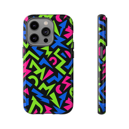 Y2K Multicolour 4 Protective Phone Case with 3D Design – Stylish Protection for Unisex Smartphones Compatible with iPhone 13, 14, 15 & 16 – All Models Including Pro, Pro Max & Plus