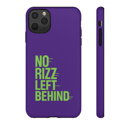 Tough Phone Case - No Rizz Left Behind - Durable, Stylish Protection for Active Lifestyles - Impact-Resistant, Dual Layer, Shock-Absorbing TPU - Perfect Gift for Tech Lovers