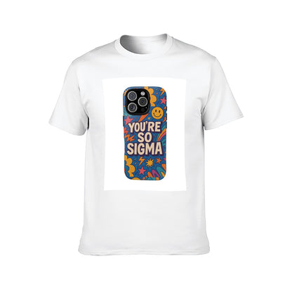 Men's Short Sleeve Cotton T-Shirt with Unique Double-Sided Print for Fitness, Travel, and Leisure - Comfortable Unisex Tee, Casual Wear, Great Gift for Him