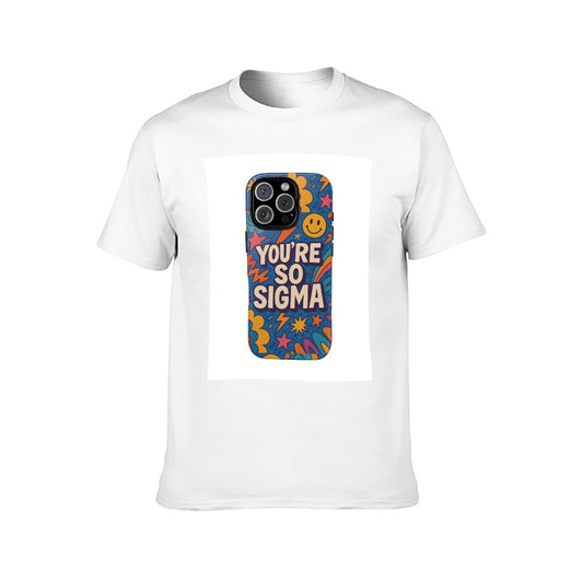 Men's Short Sleeve Cotton T-Shirt with Unique Double-Sided Print for Fitness, Travel, and Leisure - Comfortable Unisex Tee, Casual Wear, Great Gift for Him