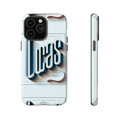 Lucas Blue Phone Case with 3D Wrap Design for Smartphones Compatible with iPhone and Android Devices Shockproof Protective Cover for Anime and Comic Fans