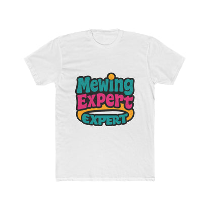 Mewing Expert Unisex T-Shirt - Alphabet Design, Multicolor, Casual Wear, Comfortable Tee for Men and Women, Stylish and Trendy Clothing, Perfect Gift Idea, Premium Quality