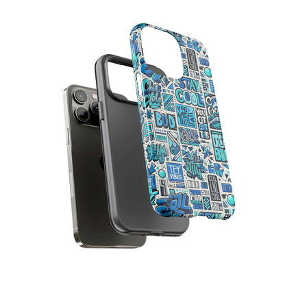 Vibrant 3D Protective Phone Case in Blue Alphabet Design for Trendy Accessories Stylish Protection Compatible with iPhone 13, 14, 15 & 16 – all models including Pro, Pro Max & Plus