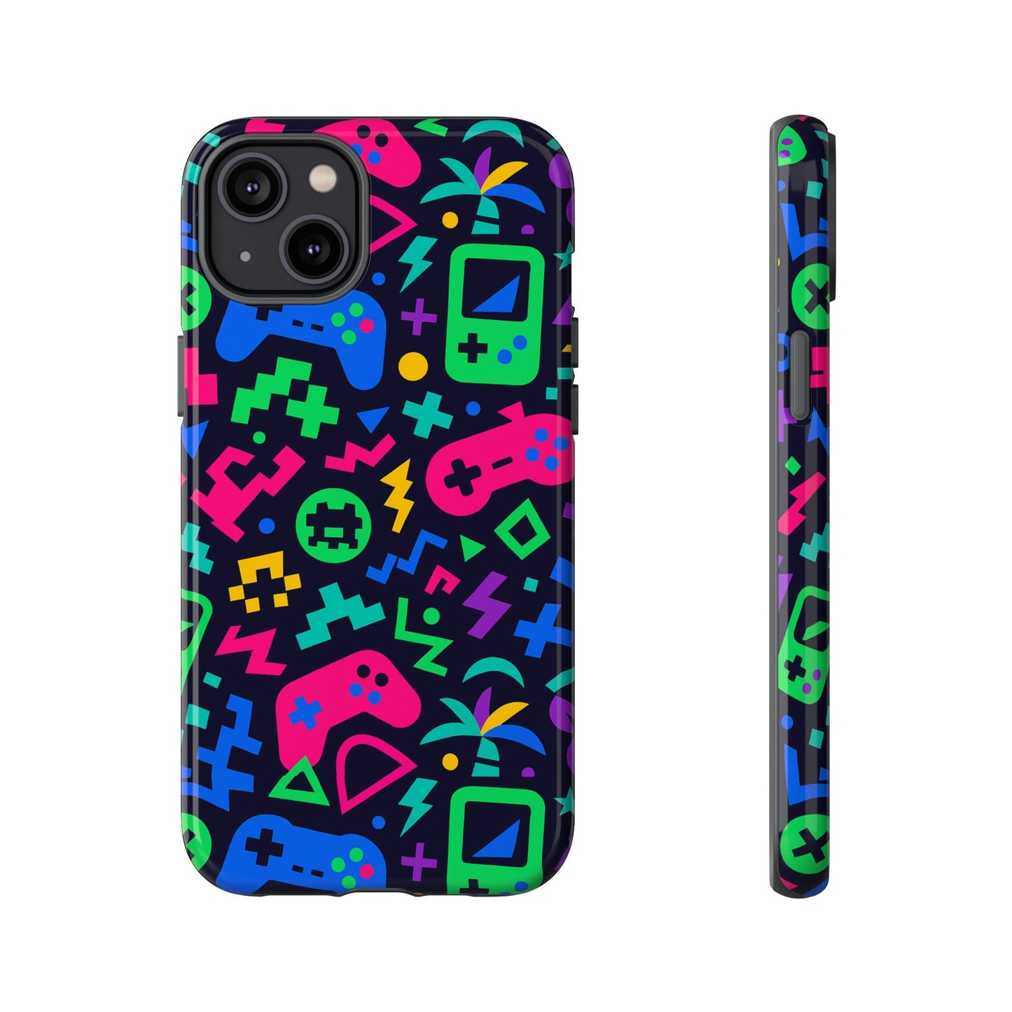 vibrant 3d gaming design protective phone case for creative expression and stylish protection, compatible with iphone 13, 14, 15 & 16 – all models including pro, pro max & plus