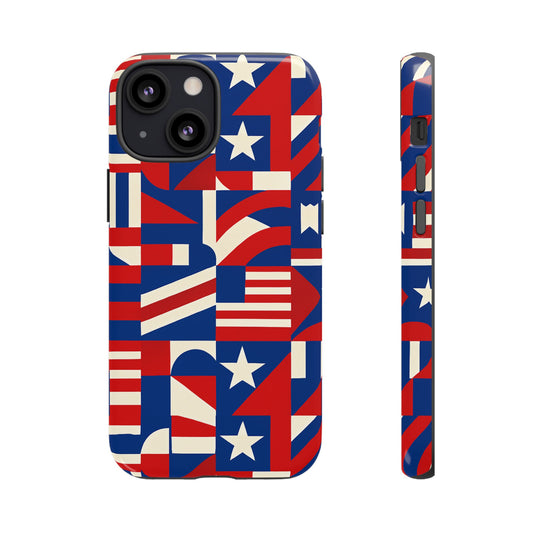 Vibrant Geometric 3D Wrap Protective Phone Case for Stylish Expression Compatible with iPhone 13, 14, 15 & 16 – All Models Including Pro, Pro Max & Plus