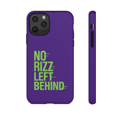 Tough Phone Case - No Rizz Left Behind - Durable, Stylish Protection for Active Lifestyles - Impact-Resistant, Dual Layer, Shock-Absorbing TPU - Perfect Gift for Tech Lovers