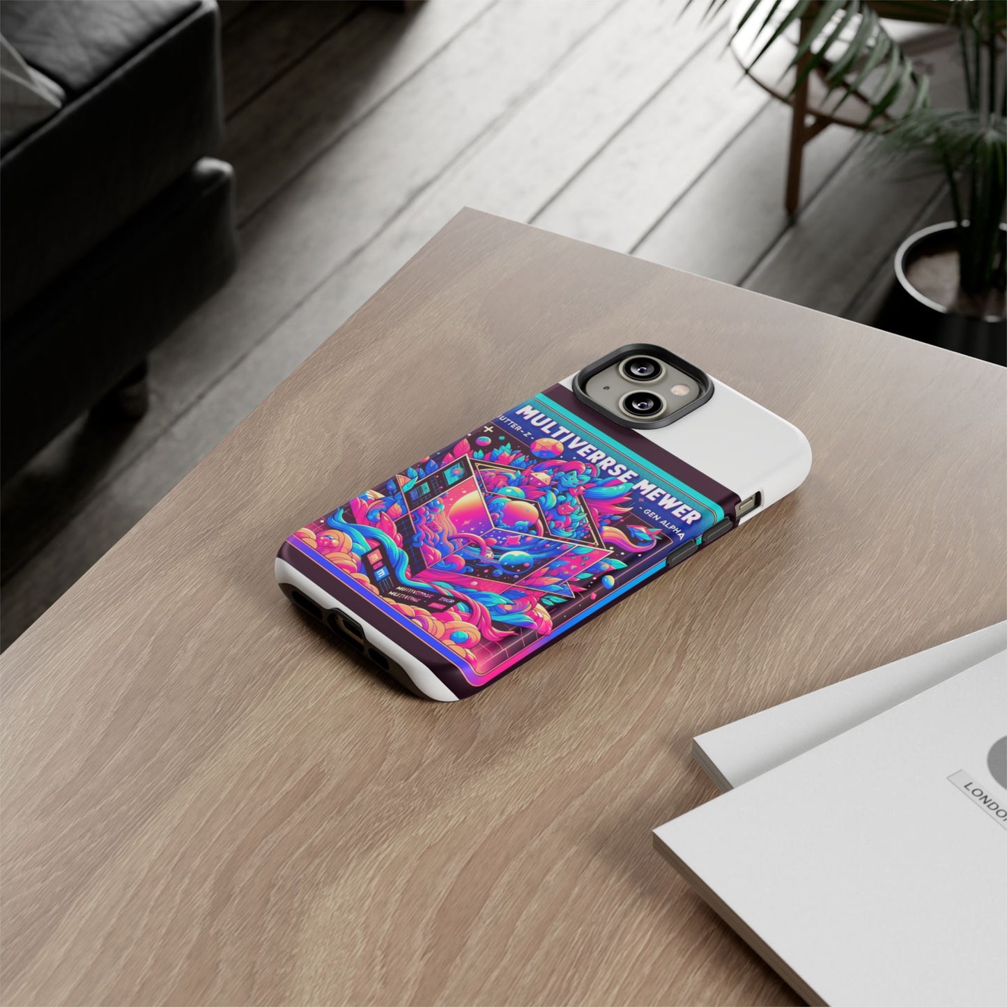 multiverse mewer 3d wrap protective phone case for anime and comic lovers